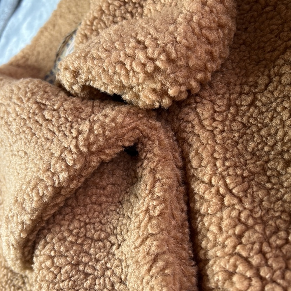 👋🎯NWOT FP We The Free Izzy Wrap Teddy Jacket Size Small - Picture 8 of 15